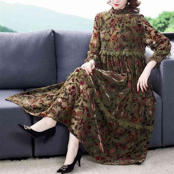 korean clothing 2021 autumn new velvet jacquard loose large size burnt flower long dress printed fashion spliced robe 4xl y358, Black;gray
korean clothing 2021 autumn new velvet jacquard loose large size burnt flower long dress printed fashion spliced robe 4xl y358, Black;gray