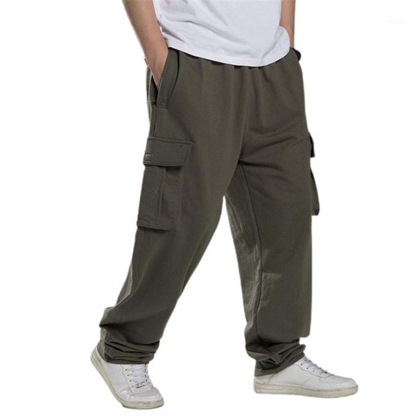 men's pants men loose trousers plain casual cargo multi-pocket long bottoms pockets plus size balck, Black
men's pants men loose trousers plain casual cargo multi-pocket long bottoms pockets plus size balck, Black