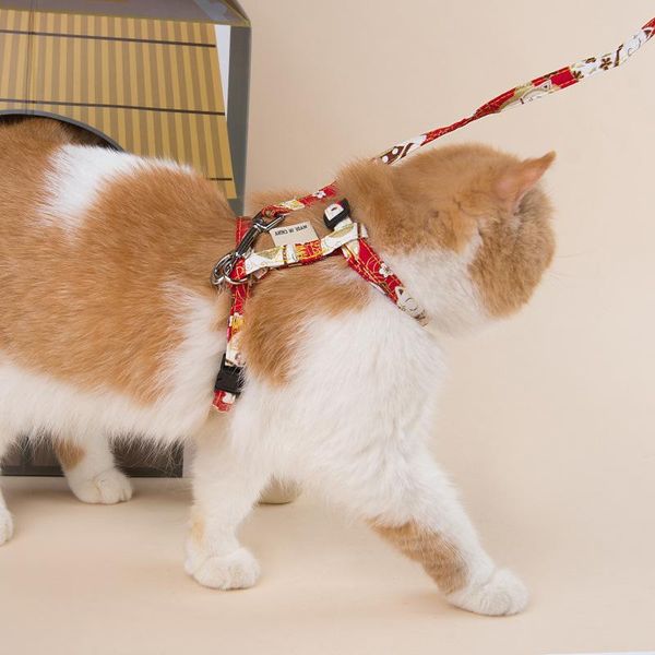 cat collars & leads can be adjusted to prevent the from getting out of rope vest-style chain japanese-style and printed traction
cat collars & leads can be adjusted to prevent the from getting out of rope vest-style chain japanese-style and printed traction