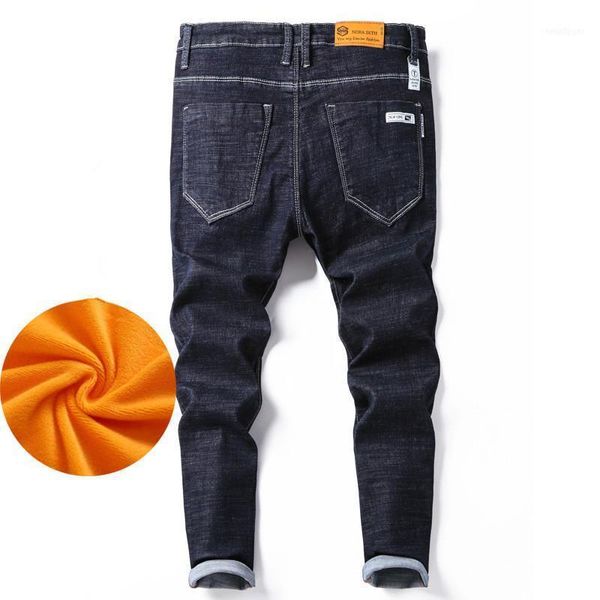 autumn winter denim jeans men solid casual cotton mew design slim pencil pants fashion trousers1, Blue
autumn winter denim jeans men solid casual cotton mew design slim pencil pants fashion trousers1, Blue