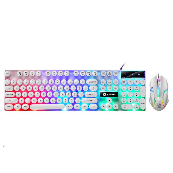 gtx300 punk round key hat keyboard and mouse set luminous mechanical hand feeling computer game xy
gtx300 punk round key hat keyboard and mouse set luminous mechanical hand feeling computer game xy