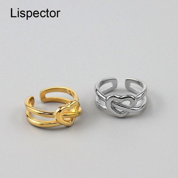 cluster rings lispector 925 sterling silver simple double layers hollow love heart for women minimalist ring couple jewelry lover gifts, Golden;silver
cluster rings lispector 925 sterling silver simple double layers hollow love heart for women minimalist ring couple jewelry lover gifts, Golden;silver