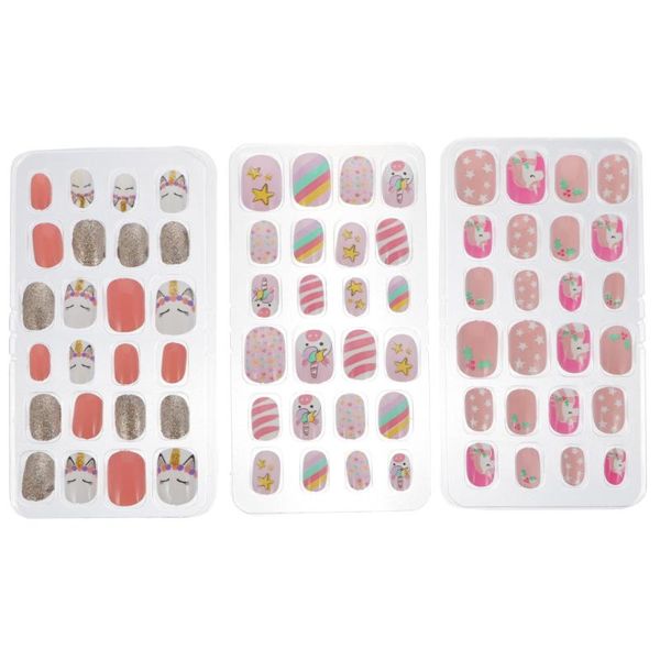 false nails 72pcs girls press on fake artificial cartoon full cover nail tip, Red;gold
false nails 72pcs girls press on fake artificial cartoon full cover nail tip, Red;gold