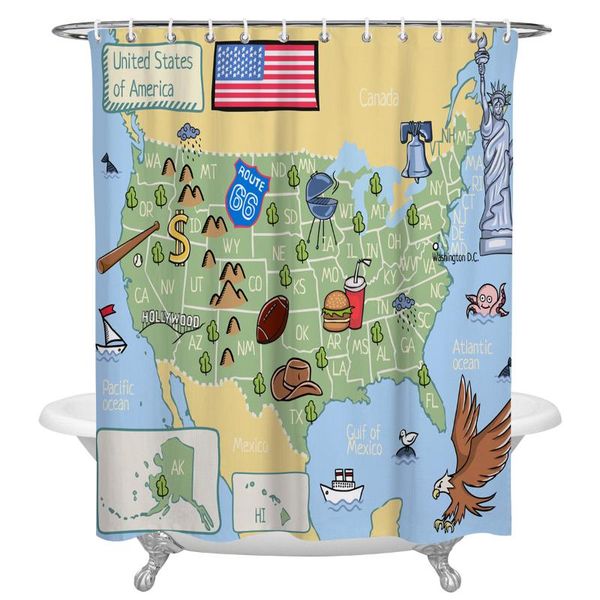 shower curtains usa map ocean liberty print curtain waterproof fabric large for bathroom accessories polyester
shower curtains usa map ocean liberty print curtain waterproof fabric large for bathroom accessories polyester