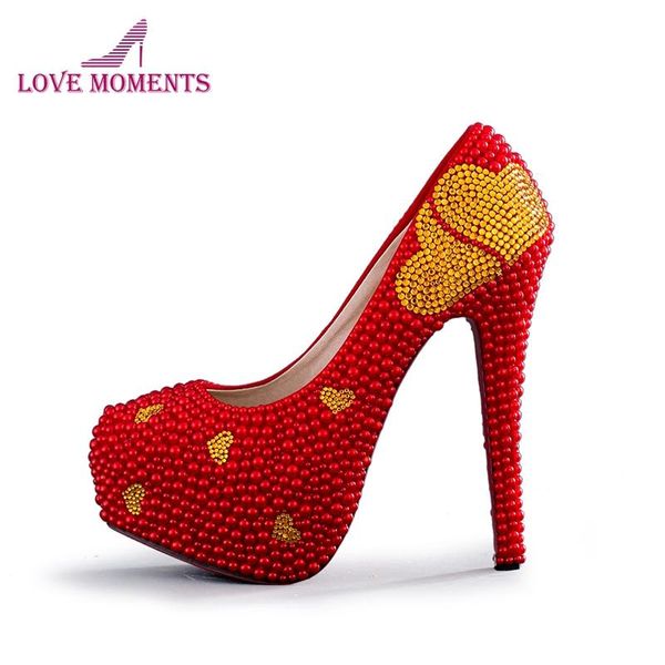 red pearl women pumps customized wedding party high heels with gold heart shape stone nightclub formal dress shoes, Black
red pearl women pumps customized wedding party high heels with gold heart shape stone nightclub formal dress shoes, Black