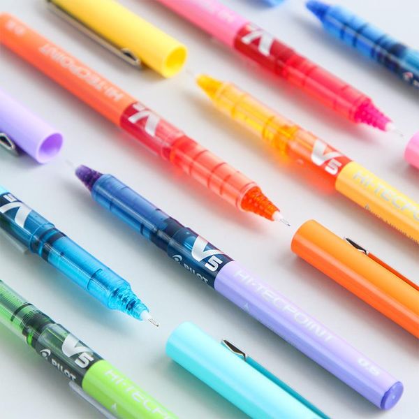 gel pens 1 pcs pilot v5 pen 0.5mm needle liquid ink water-based writing drawing liner stationery office school supplies f6911
gel pens 1 pcs pilot v5 pen 0.5mm needle liquid ink water-based writing drawing liner stationery office school supplies f6911