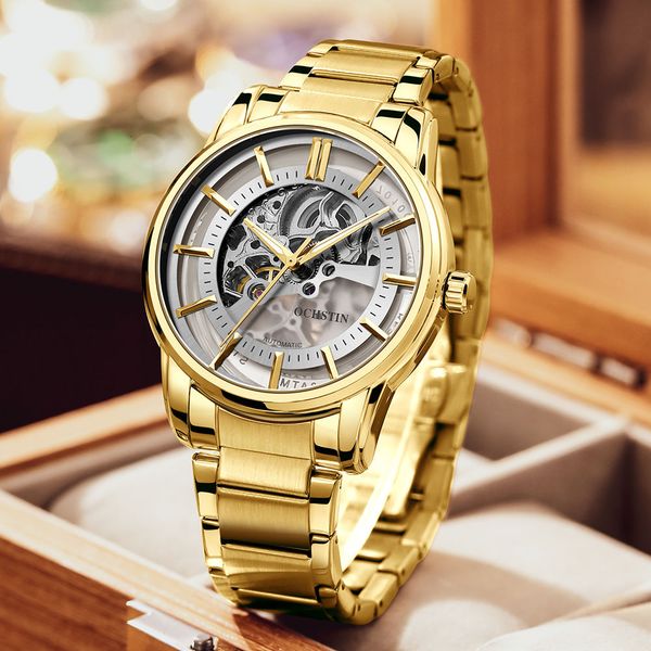 new men mechanical watches golden skeleton sports automatic male ochstin brand luxury 2022 gold transparent clcok, Slivery;brown
new men mechanical watches golden skeleton sports automatic male ochstin brand luxury 2022 gold transparent clcok, Slivery;brown