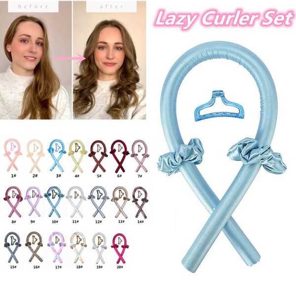 lazy curler set heatless hair curlers no heat damage spiral for long dense sparse hairs sleeping curling rod resistance bands
lazy curler set heatless hair curlers no heat damage spiral for long dense sparse hairs sleeping curling rod resistance bands
