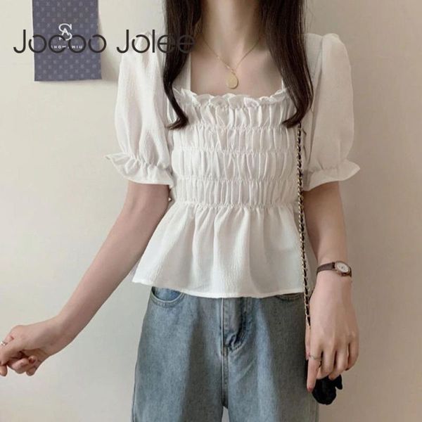 women's blouses & shirts jocoo jolee women summer puff sleeve square collar chiffon blouse elegant elasticity korean ruffles pleated t, White
women's blouses & shirts jocoo jolee women summer puff sleeve square collar chiffon blouse elegant elasticity korean ruffles pleated t, White