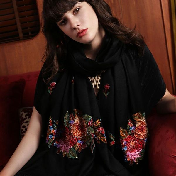 scarves gorgeous flowers handmade bead embroidery warm ethnic shawl scarf wool pashmina women autumn winter, Blue;gray
scarves gorgeous flowers handmade bead embroidery warm ethnic shawl scarf wool pashmina women autumn winter, Blue;gray