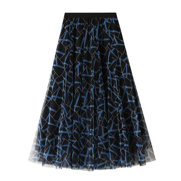 elastic high waist lace printed skirts womens spring summer korean elegant sweet casual long skirt female 210524, Black
elastic high waist lace printed skirts womens spring summer korean elegant sweet casual long skirt female 210524, Black