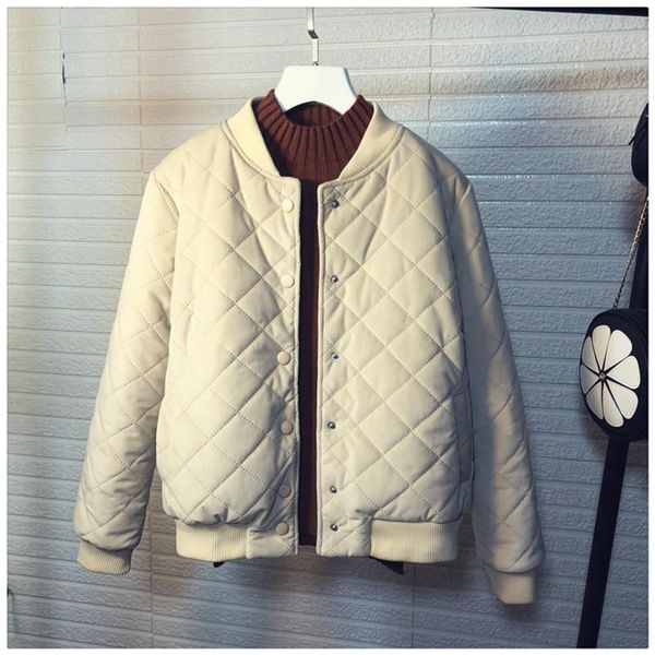 women's trench coats autumn winter women short cotton warm thicken velvet parka jackets students baseball outerwear solid bombers yh24, Tan;black
women's trench coats autumn winter women short cotton warm thicken velvet parka jackets students baseball outerwear solid bombers yh24, Tan;black