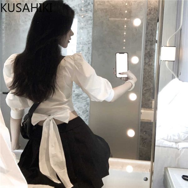 kusahiki puff sleeve elegant short women blouses bow tie sweet puff half sleeve shirt spring summer blusas mujer 6g054 210602, White
kusahiki puff sleeve elegant short women blouses bow tie sweet puff half sleeve shirt spring summer blusas mujer 6g054 210602, White