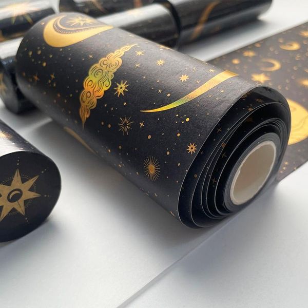 gift wrap black milky way star gilding washi sticker moon starry sky decorative background decora diy scrapbooking label
gift wrap black milky way star gilding washi sticker moon starry sky decorative background decora diy scrapbooking label