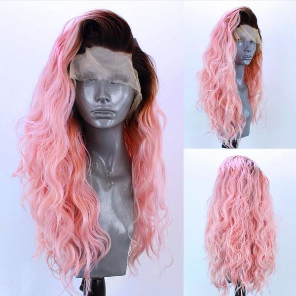 synthetic wigs rongduoyi long ombre pink lace front for women high temperature fiber wig natural wave hair cosplay, Black
synthetic wigs rongduoyi long ombre pink lace front for women high temperature fiber wig natural wave hair cosplay, Black