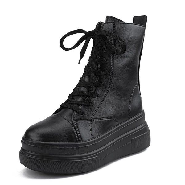 boots women winter fashion riding thick platform ankle comfortable mid-heel shoes, Black
boots women winter fashion riding thick platform ankle comfortable mid-heel shoes, Black