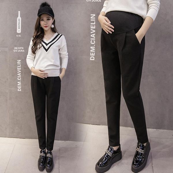 1048# maternity pants spring autumn casual loose comfy belly support elastic waist trousers bottoms, White
1048# maternity pants spring autumn casual loose comfy belly support elastic waist trousers bottoms, White