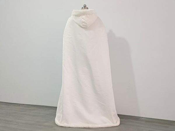 wraps & jackets winter faux fur wedding cape women' warm vintage coat christmas satin hooded cloak bridal wrap, White
wraps & jackets winter faux fur wedding cape women' warm vintage coat christmas satin hooded cloak bridal wrap, White