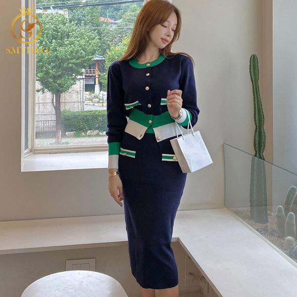 autumn and winter women single breasted knitted cardigans coats+ high waist skirts sets two pieces suits outfits 210520, White
autumn and winter women single breasted knitted cardigans coats+ high waist skirts sets two pieces suits outfits 210520, White