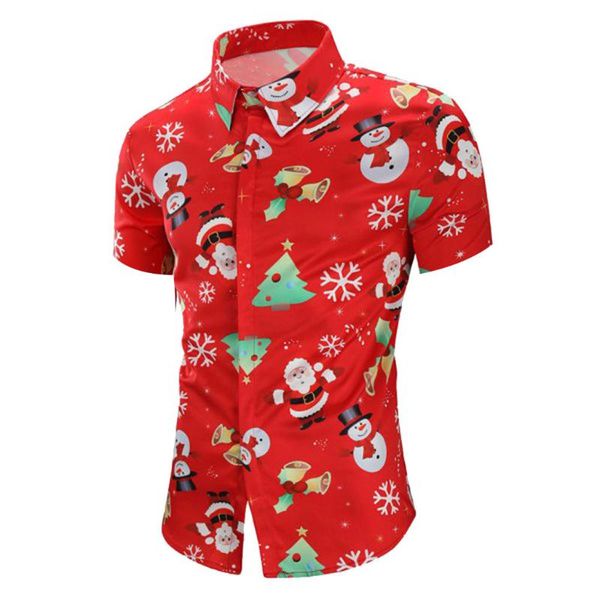 men's casual shirts 3d shirt christmas short sleeve for men beach blouses hommes fashion male camicias, White;black
men's casual shirts 3d shirt christmas short sleeve for men beach blouses hommes fashion male camicias, White;black