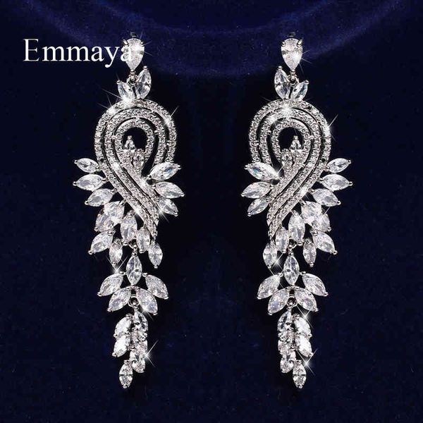 emmaya new arrival long earring female charming jewelry with cubic zircon three color choice distinctive gift in wedding party 210325, Golden;silver
emmaya new arrival long earring female charming jewelry with cubic zircon three color choice distinctive gift in wedding party 210325, Golden;silver