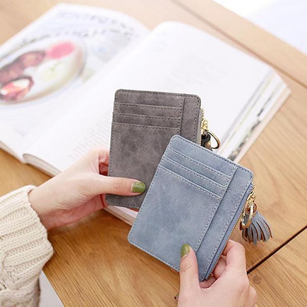 wallets minimalist women wallet card holder leather small id case with zipper mini purse holde, Red;black
wallets minimalist women wallet card holder leather small id case with zipper mini purse holde, Red;black