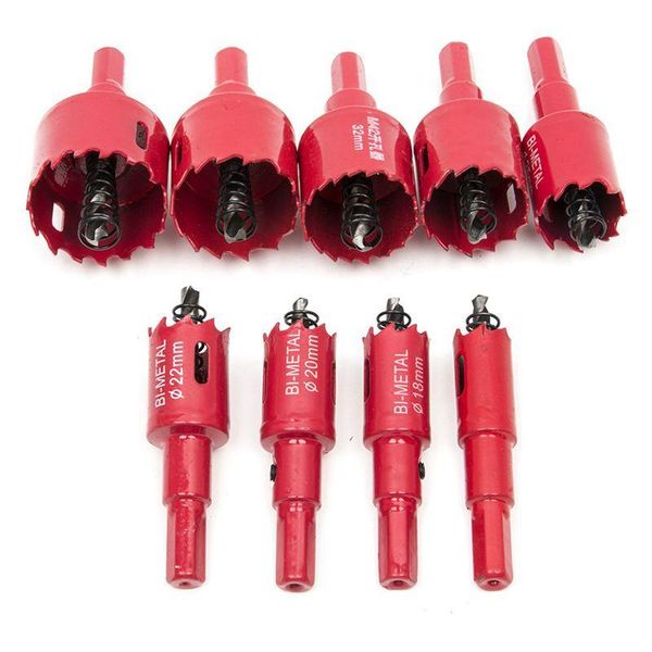 professional drill bits m42 hss hole saw set, 9pcs 16-38mm heavy duty tooth cutting opener bit for wood aluminum iron sheet pipe plastic
professional drill bits m42 hss hole saw set, 9pcs 16-38mm heavy duty tooth cutting opener bit for wood aluminum iron sheet pipe plastic