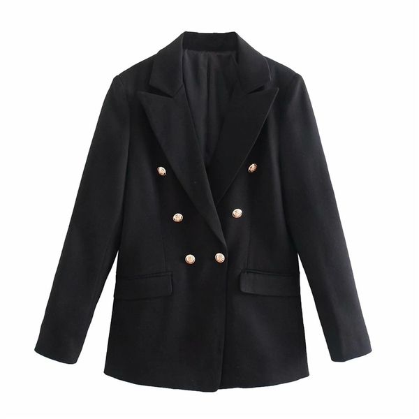 elegant women notched collar blazers fashion ladies double breasted jackets streetwear female chic pocket coats 210430, White;black
elegant women notched collar blazers fashion ladies double breasted jackets streetwear female chic pocket coats 210430, White;black