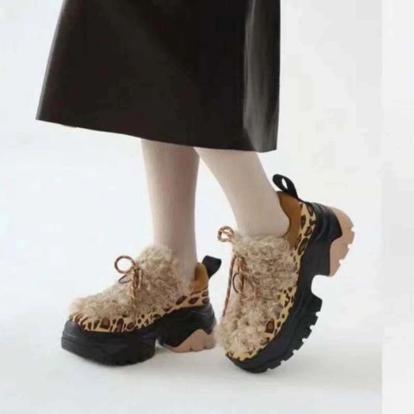 dress shoes winter increase thick bottom faux fur sneakers 22 fashion design leopard print platform women chunky punk vulcanized, Black
dress shoes winter increase thick bottom faux fur sneakers 22 fashion design leopard print platform women chunky punk vulcanized, Black