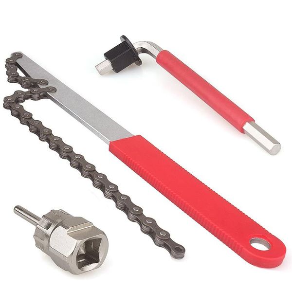 tools 3-piece set bike cassette removal tool with chain whip and auxiliary wrench bicycle sprocket remover
tools 3-piece set bike cassette removal tool with chain whip and auxiliary wrench bicycle sprocket remover