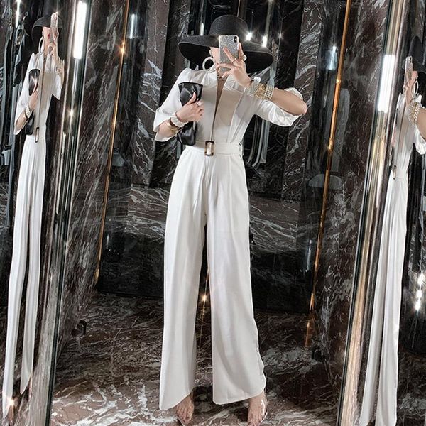 women's jumpsuits & rompers women white jumpsuit romper long sleeve belt 2021 lady deep v neck female streetwear overalls, Black;white
women's jumpsuits & rompers women white jumpsuit romper long sleeve belt 2021 lady deep v neck female streetwear overalls, Black;white
