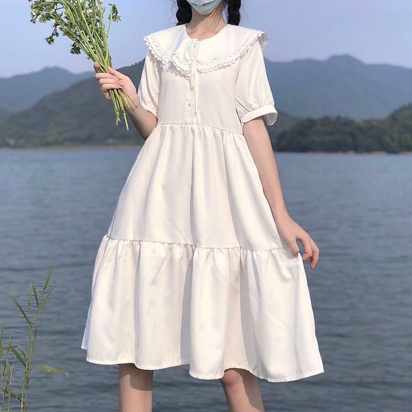dress fashionable for women white street dressed in sailor's princess the line sweet lolita clothes 7oke, Black;gray
dress fashionable for women white street dressed in sailor's princess the line sweet lolita clothes 7oke, Black;gray
