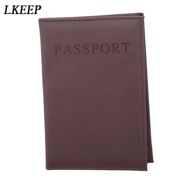 card holders 1pc passport holder pu leather travel cover promotional case wallet, Brown;gray
card holders 1pc passport holder pu leather travel cover promotional case wallet, Brown;gray