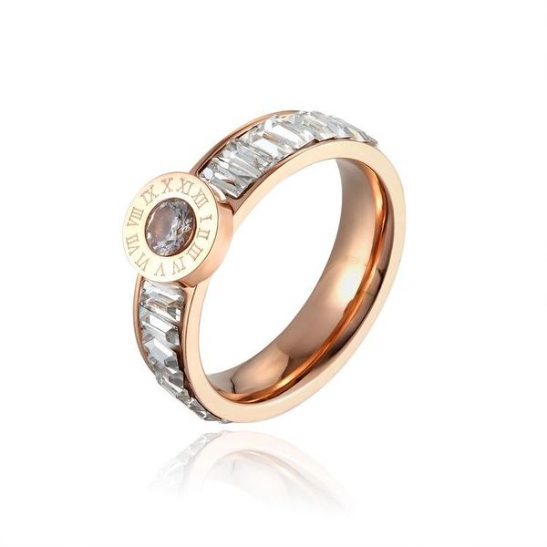 wedding rings straight set stone stainless steel ring round rose gold japanese and korean female, Slivery;golden
wedding rings straight set stone stainless steel ring round rose gold japanese and korean female, Slivery;golden