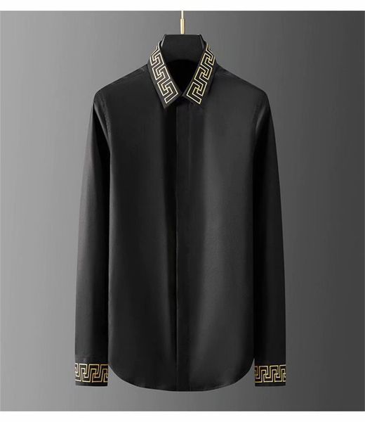 2022 luxury designer men's shirts fashion casual business social and cocktail shirt brand spring autumn slimming the most fashionable c, White;black
2022 luxury designer men's shirts fashion casual business social and cocktail shirt brand spring autumn slimming the most fashionable c, White;black