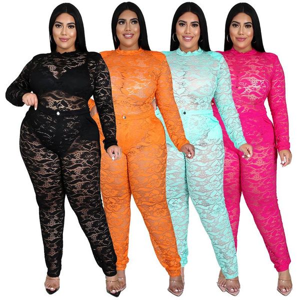 women's two piece pants shzq ins test women lace pieces plus size clubwear o-neck full sleeve bodysuits skinny see-through 2021 autumn, White
women's two piece pants shzq ins test women lace pieces plus size clubwear o-neck full sleeve bodysuits skinny see-through 2021 autumn, White