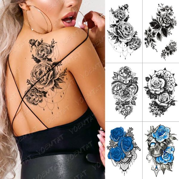 temporary tattoos big rose flower fake jewelrys design pendant henna waterproof tattoo decal women body art tatoos arm 3d
temporary tattoos big rose flower fake jewelrys design pendant henna waterproof tattoo decal women body art tatoos arm 3d