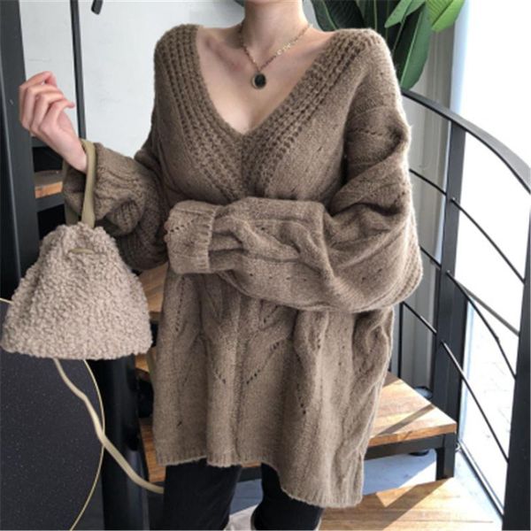women's sweaters arctic velvet hem split hollow sweater women fall winter casual loose o-neck twist solid color pullovers female oversi, White;black
women's sweaters arctic velvet hem split hollow sweater women fall winter casual loose o-neck twist solid color pullovers female oversi, White;black