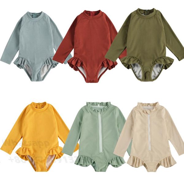 two-piece suits 2021 kid baby girl bathing boy bodysuit cute spring summer long sleeve swimming bikini suit one-piece swimsuit swimwear 1-5y
two-piece suits 2021 kid baby girl bathing boy bodysuit cute spring summer long sleeve swimming bikini suit one-piece swimsuit swimwear 1-5y
