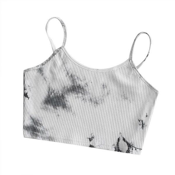 women's tanks & camis women fashion tie dye print tank vest summer sleeveless crop ribbed knitted tunic leisure basic bodycon bra, White
women's tanks & camis women fashion tie dye print tank vest summer sleeveless crop ribbed knitted tunic leisure basic bodycon bra, White