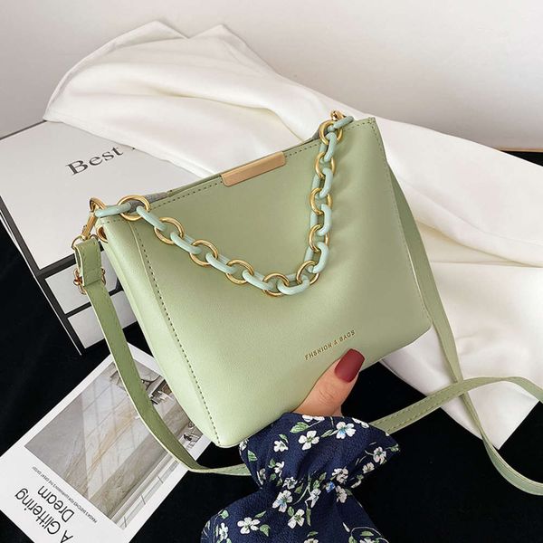 small bag women's 2021 fashion single shoulder portable msenger bag fashion bucket