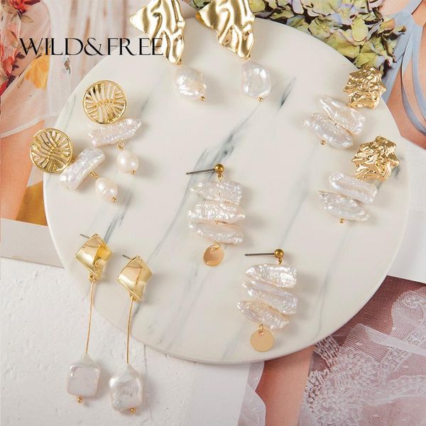 wild&gold geometric long pearl pendant dangle earrings for women sequin shell drop handmade jewelry & chandelier, Silver
wild&gold geometric long pearl pendant dangle earrings for women sequin shell drop handmade jewelry & chandelier, Silver