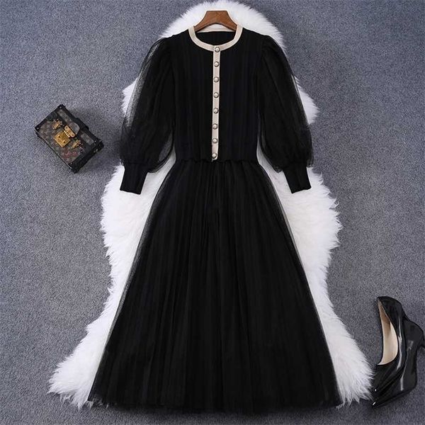 autumn winter women black knitted sweater patchwork mesh dress lantern sleeve elegant dresses fashion clothes big size xxl 211220, Black;gray
autumn winter women black knitted sweater patchwork mesh dress lantern sleeve elegant dresses fashion clothes big size xxl 211220, Black;gray