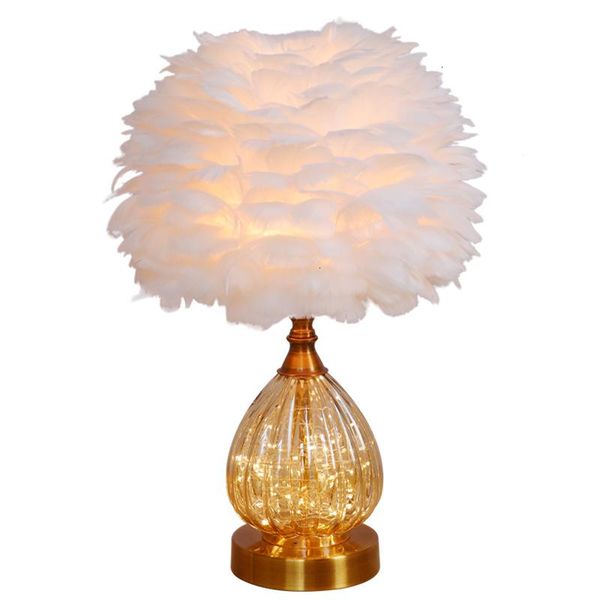 table lamps nordic simplicity lamp modern bedroom bedside feather romantic lovely ins desk lampe bureau daglichtlamp
table lamps nordic simplicity lamp modern bedroom bedside feather romantic lovely ins desk lampe bureau daglichtlamp