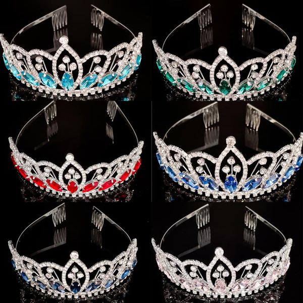 hair clips & barrettes fashion color crystal bridal crown and headdress rhinestone headband for women's wedding accessories, Golden;silver
hair clips & barrettes fashion color crystal bridal crown and headdress rhinestone headband for women's wedding accessories, Golden;silver