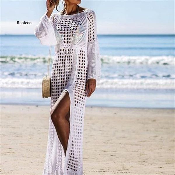 women's swimwear summer women crochet tunic beach dress cover-ups beachwear hollow out knitted swimsuit cover up robe de plage, White;black
women's swimwear summer women crochet tunic beach dress cover-ups beachwear hollow out knitted swimsuit cover up robe de plage, White;black