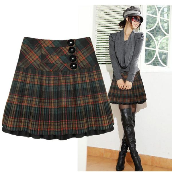 skirts wool skirt autumn and winter 2021 all-match high-waist pleated fashionable slim plaid short tutu, Black
skirts wool skirt autumn and winter 2021 all-match high-waist pleated fashionable slim plaid short tutu, Black