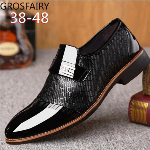 dress shoes men's leather embossed men casual single 38-48 size loafers for, Black 
dress shoes men's leather embossed men casual single 38-48 size loafers for, Black