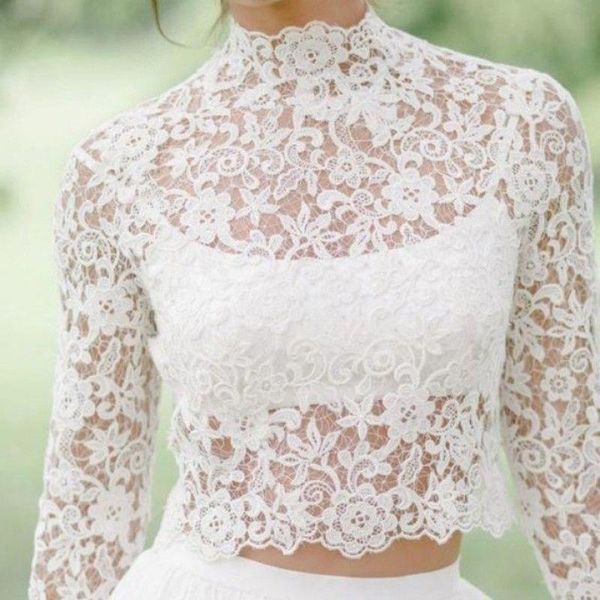 wraps & jackets long sleeve wedding bolero lace bridal for party prom high neck ivory bride jacket shrug custom, White
wraps & jackets long sleeve wedding bolero lace bridal for party prom high neck ivory bride jacket shrug custom, White