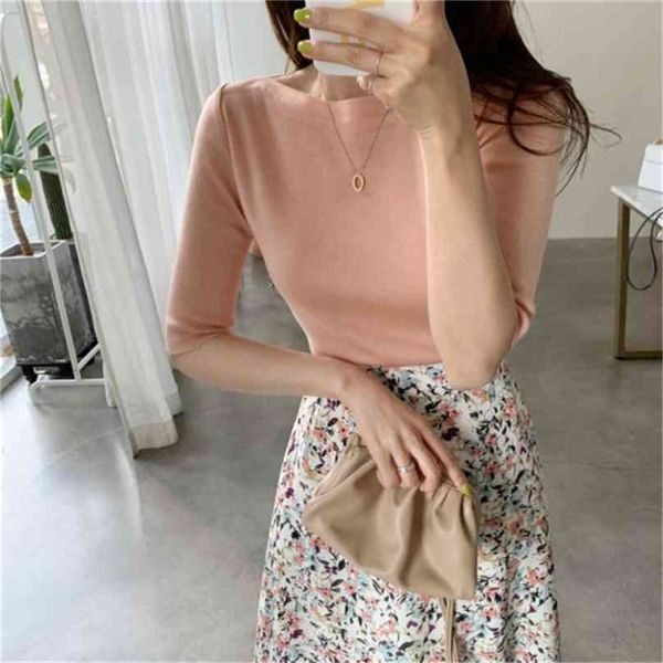 pink sweet t shirt short sleeve head sweater in spring and summer 210602, White;black
pink sweet t shirt short sleeve head sweater in spring and summer 210602, White;black